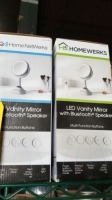 Assorted LED Vanity Mirror w/Bluetooth Speaker (5 Each)