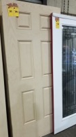 6-Panel Fiberglass Doors 36x84 (2 Each)