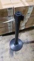 Retractable (Black) Barriers 2(2) (4 Each)
