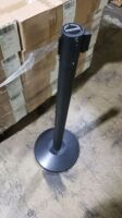 Retractable (Black) Barriers 2(2) (4 Each)