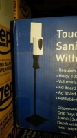 Touch Free Motion Activated Hand Sanitizer Dispenser (3 Each) (All items must be paid for & removed by Monday, September 18, 2023. NO EXCEPTIONS! PLEASE DO NOT PARTICIPATE IN THE SALE IF YOU CAN NOT PAY & PICK UP BY THE REMOVAL DATE.)