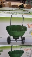 Broadcast Spreader 5,000 Sq. Ft. Coverage #LG9500 (2 Each) (All items must be paid for & removed by Monday, September 18, 2023. NO EXCEPTIONS! PLEASE DO NOT PARTICIPATE IN THE SALE IF YOU CAN NOT PAY & PICK UP BY THE REMOVAL DATE.)