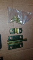 2 1/2" Barrel Bolts Brass Plated (4 Boxes) (All items must be paid for & removed by Monday, September 18, 2023. NO EXCEPTIONS! PLEASE DO NOT PARTICIPATE IN THE SALE IF YOU CAN NOT PAY & PICK UP BY THE REMOVAL DATE.)