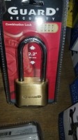 2" Guard Security Combination Locks (4 Each) (All items must be paid for & removed by Monday, September 18, 2023. NO EXCEPTIONS! PLEASE DO NOT PARTICIPATE IN THE SALE IF YOU CAN NOT PAY & PICK UP BY THE REMOVAL DATE.)