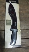 12" Machete w/Serrated Saw (Black) (All items must be paid for & removed by Monday, September 18, 2023. NO EXCEPTIONS! PLEASE DO NOT PARTICIPATE IN THE SALE IF YOU CAN NOT PAY & PICK UP BY THE REMOVAL DATE.)