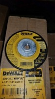 DeWalt 4 1/2" x 1/8 x 5/8 -11 Pipeline Cutting & Grinding Flop Disc (40 Each) (All items must be paid for & removed by Monday, September 18, 2023. NO EXCEPTIONS! PLEASE DO NOT PARTICIPATE IN THE SALE IF YOU CAN NOT PAY & PICK UP BY THE REMOVAL DATE.)