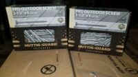 2 1/2" x 9" Gray Deck Screws 3(12) (36 Boxes) (1-Pound Box) (All items must be paid for & removed by Monday, September 18, 2023. NO EXCEPTIONS! PLEASE DO NOT PARTICIPATE IN THE SALE IF YOU CAN NOT PAY & PICK UP BY THE REMOVAL DATE.)