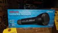 Wireless Microphone Karaoke Speakers (10 Each) (All items must be paid for & removed by Monday, September 18, 2023. NO EXCEPTIONS! PLEASE DO NOT PARTICIPATE IN THE SALE IF YOU CAN NOT PAY & PICK UP BY THE REMOVAL DATE.)
