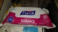 Purell Surface Sanitizing Wipes 4(12) (48 Packs) (All items must be paid for & removed by Monday, September 18, 2023. NO EXCEPTIONS! PLEASE DO NOT PARTICIPATE IN THE SALE IF YOU CAN NOT PAY & PICK UP BY THE REMOVAL DATE.)