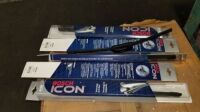 Bosch Icon Windshield Wiper (417B) (40 Each) (All items must be paid for & removed by Monday, September 18, 2023. NO EXCEPTIONS! PLEASE DO NOT PARTICIPATE IN THE SALE IF YOU CAN NOT PAY & PICK UP BY THE REMOVAL DATE.)