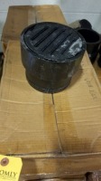 Round Cast Iron Drain 6" 6(3) (18 Each) (All items must be paid for & removed by Monday, September 18, 2023. NO EXCEPTIONS! PLEASE DO NOT PARTICIPATE IN THE SALE IF YOU CAN NOT PAY & PICK UP BY THE REMOVAL DATE.)