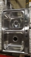 Double Stainless Steel Sink 33" x 22" (4 Each) (All items must be paid for & removed by Monday, September 18, 2023. NO EXCEPTIONS! PLEASE DO NOT PARTICIPATE IN THE SALE IF YOU CAN NOT PAY & PICK UP BY THE REMOVAL DATE.)
