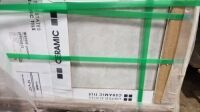 Ceramic Tile 12"x12" 21(15) (315 Pcs) (All items must be paid for & removed by Monday, September 18, 2023. NO EXCEPTIONS! PLEASE DO NOT PARTICIPATE IN THE SALE IF YOU CAN NOT PAY & PICK UP BY THE REMOVAL DATE.)