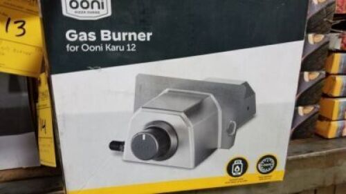 Ooni Gas Burner Karu 12 Items must be paid for & removed by 4:00 PM on Friday, October 6, 2023. No Exceptions!