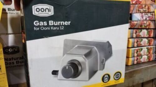 Ooni Gas Burner Karu 12 Items must be paid for & removed by 4:00 PM on Friday, October 6, 2023. No Exceptions!