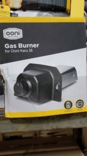 Ooni Gas Burner Karu 16 Items must be paid for & removed by 4:00 PM on Friday, October 6, 2023. No Exceptions!