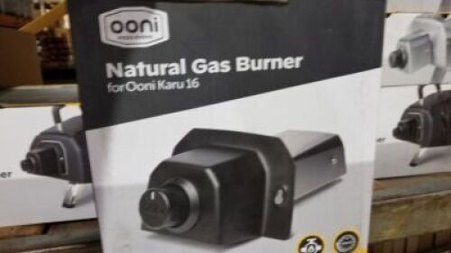 Ooni Natural Gas Burner For Karu 16 Items must be paid for & removed by 4:00 PM on Friday, October 6, 2023. No Exceptions!