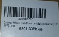 Goomavi Modern Flush Mount Lamp Items must be paid for & removed by 4:00 PM on Friday, October 6, 2023. No Exceptions!