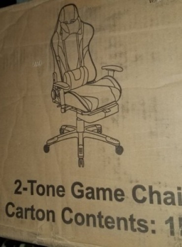 2-Tone gaming Chair Items must be paid for & removed by 4:00 PM on Friday, October 6, 2023. No Exceptions!
