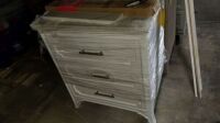 30" Bathroom Vanity Cabinet w/Top (Broke Leg) White Items must be paid for & removed by 4:00 PM on Friday, October 6, 2023. No Exceptions!