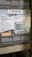 Comfort Zone Ceiling Mount Heaters 17,065 BTU Items must be paid for & removed by 4:00 PM on Friday, October 6, 2023. No Exceptions!