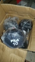 Fila 10Lb. Hand Weights (2 Each) (Set) Items must be paid for & removed by 4:00 PM on Friday, October 6, 2023. No Exceptions!
