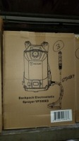 Victory Backpack Electrostatic Sprayer Items must be paid for & removed by 4:00 PM on Friday, October 6, 2023. No Exceptions!