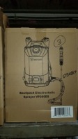 Victory Backpack Electrostatic Sprayer Items must be paid for & removed by 4:00 PM on Friday, October 6, 2023. No Exceptions!