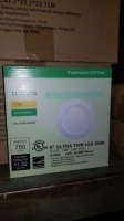 LED 6" Dimmable Flushmount LED Disk 2(12) Items must be paid for & removed by 4:00 PM on Friday, October 6, 2023. No Exceptions!