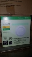 LED 6" Dimmable Flushmount LED Disk 2(12) Items must be paid for & removed by 4:00 PM on Friday, October 6, 2023. No Exceptions!