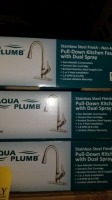 Stainless Steel Pull Down Dual Spray Faucets Items must be paid for & removed by 4:00 PM on Friday, October 6, 2023. No Exceptions!