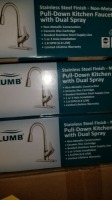Stainless Steel Pull Down Dual Spray Faucet Items must be paid for & removed by 4:00 PM on Friday, October 6, 2023. No Exceptions!