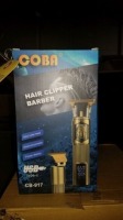 Coba Barber Hair Clipper CB-917 Items must be paid for & removed by 4:00 PM on Friday, October 6, 2023. No Exceptions!
