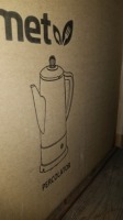 12 Cup Stainless Steel Percolator EC-120 Items must be paid for & removed by 4:00 PM on Friday, October 6, 2023. No Exceptions!