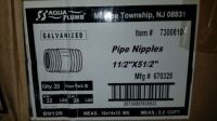 1 1/2" x 5 1/2" Pipe Nipple 2 (20) Items must be paid for & removed by 4:00 PM on Friday, October 6, 2023. No Exceptions!