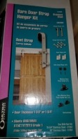 Stainless Steel Barn Door Strap Hanger Kit Items must be paid for & removed by 4:00 PM on Friday, October 6, 2023. No Exceptions!