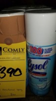 Lysol Disinfectant Spray Items must be paid for & removed by 4:00 PM on Friday, October 6, 2023. No Exceptions!