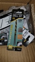13/64" Drill Bits 8(6) Items must be paid for & removed by 4:00 PM on Friday, October 6, 2023. No Exceptions!
