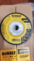 DeWalt 4 1/2" X 5/8"-11 Metal Bending Flap Disc 6(10) Items must be paid for & removed by 4:00 PM on Friday, October 6, 2023. No Exceptions!