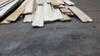 MDF Primed Crown Moulding 4 1/4" x 16 (As Is)(LF) Items must be paid for & removed by 4:00 PM on Friday, October 6, 2023. No Exceptions!