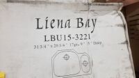 Liena Bay Stainless Steel Sink 31 3/4" x 20 3/4" Items must be paid for & removed by 4:00 PM on Friday, October 6, 2023. No Exceptions!