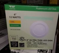 6" LED Recessed Lighting Disks