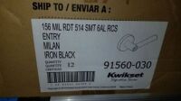 Kwikset Entry Milan Iron Black