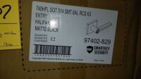Kwikset Entry Halifax Matte Black