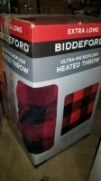 Biddeford Micro Plush Heated Throw Blanket