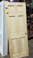 28" 6 Panel Pine Door (AS IS)