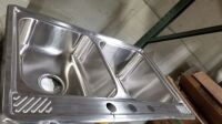 33" x 22" S.S. Sink Double Bowl