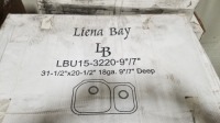 Liena Bay S.S. Double Bowl Sink 31 1/2" x 20 1/2"
