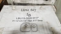 Liena Bay S.S. Double Bowl Sink 31 1/2" x 20 1/2"