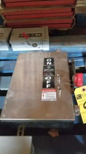 GE Heavy Duty Safety Switch Box 30 AMP, 20 HP (Unused)